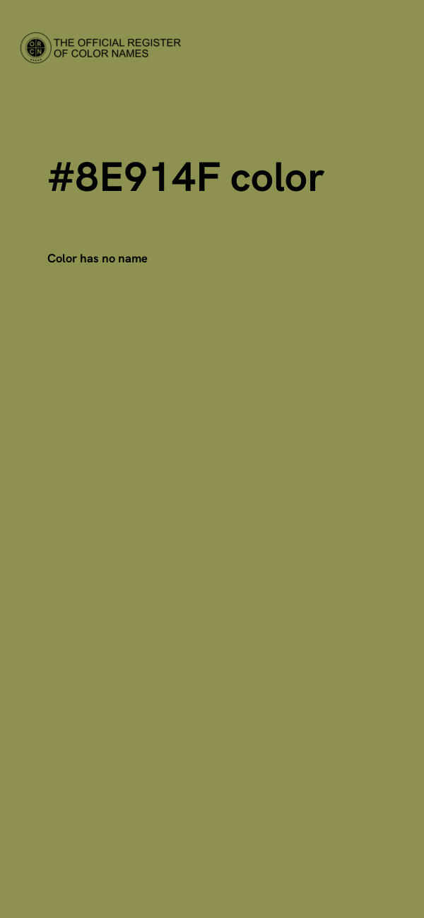 #8E914F color image