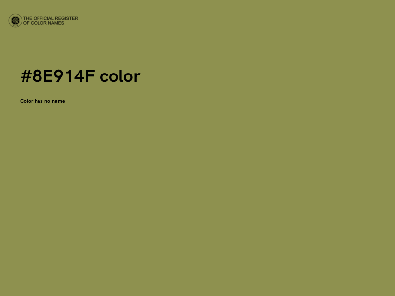 #8E914F color image