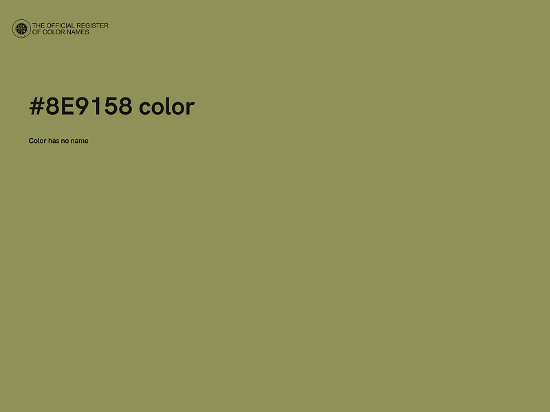 #8E9158 color image