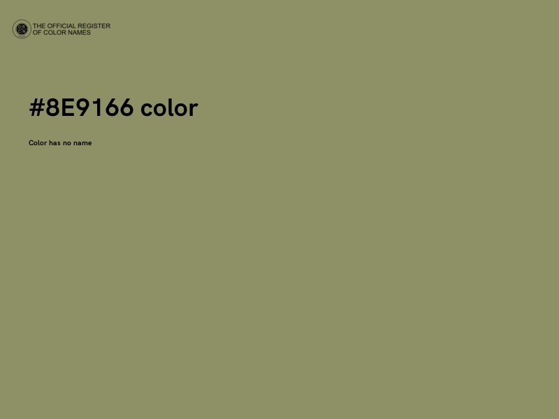 #8E9166 color image