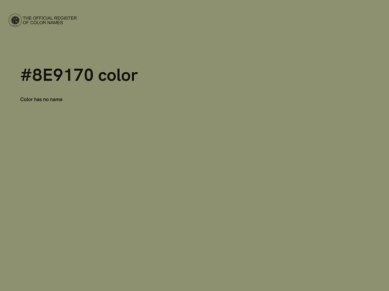 #8E9170 color image