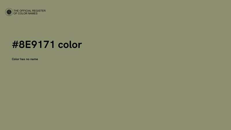 #8E9171 color image