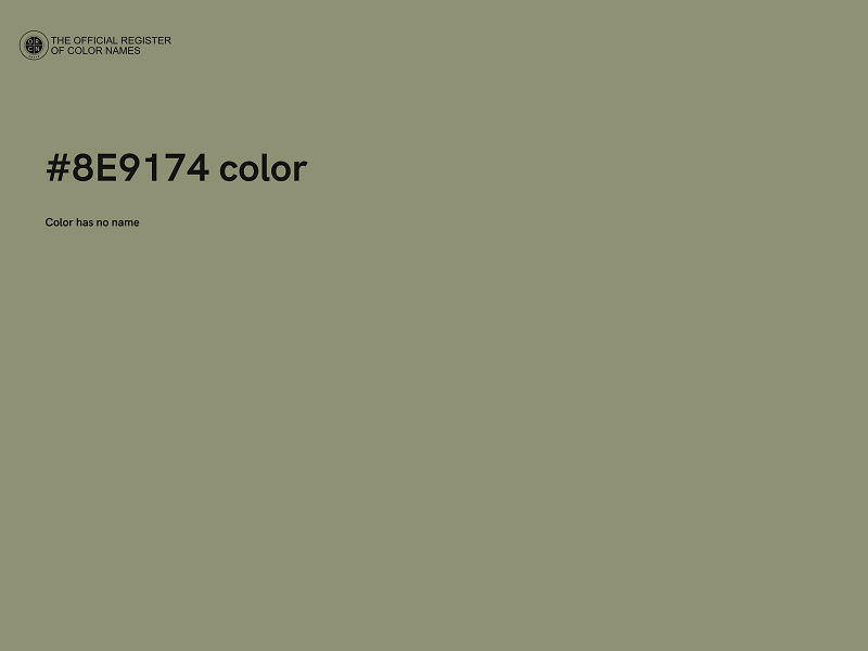 #8E9174 color image