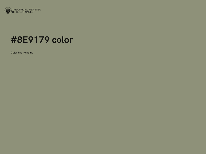 #8E9179 color image