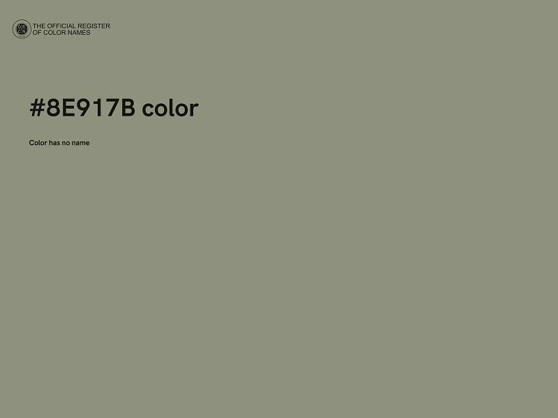 #8E917B color image