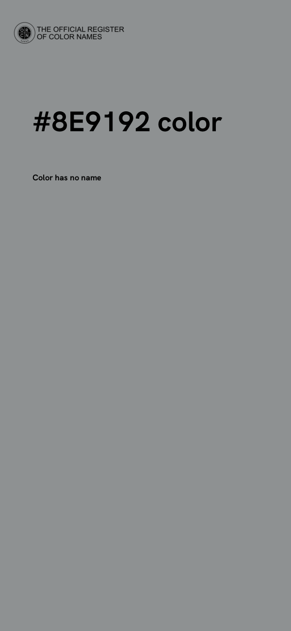 #8E9192 color image