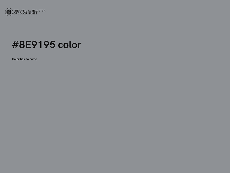 #8E9195 color image