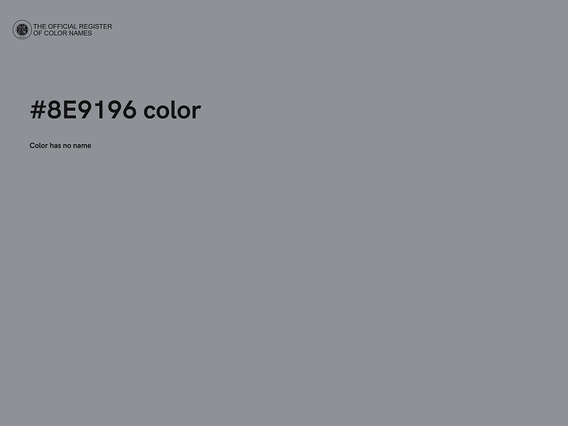 #8E9196 color image