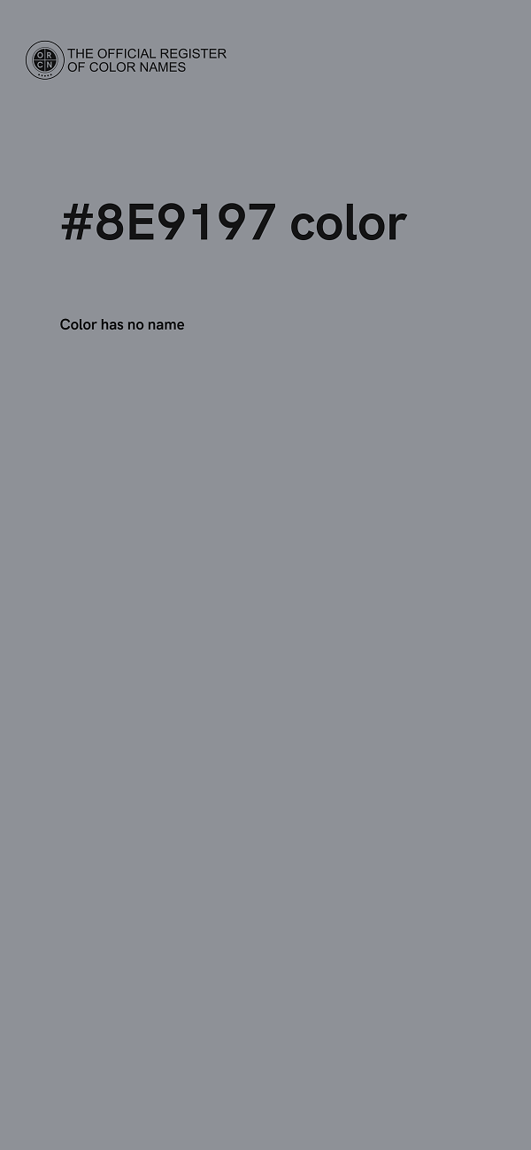 #8E9197 color image