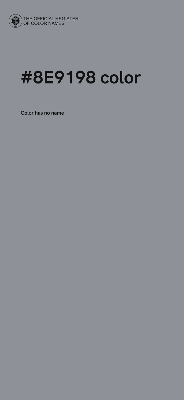 #8E9198 color image
