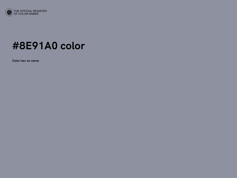 #8E91A0 color image