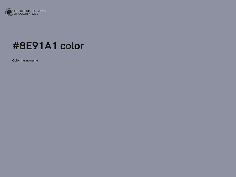 #8E91A1 color image