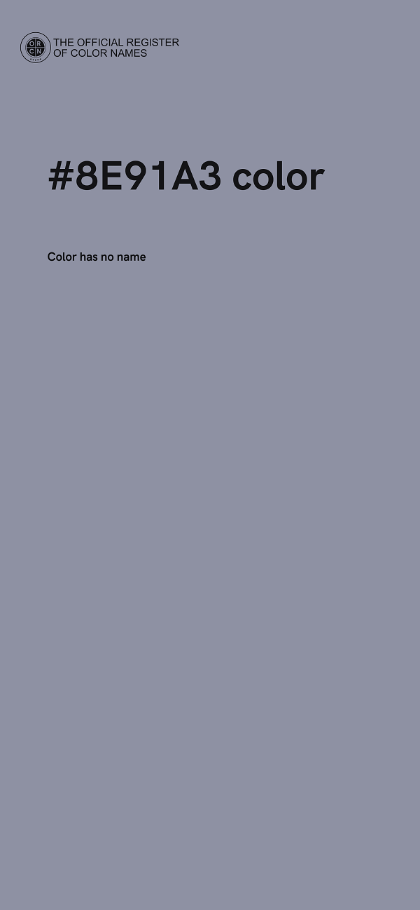 #8E91A3 color image