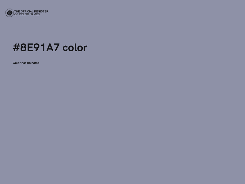 #8E91A7 color image