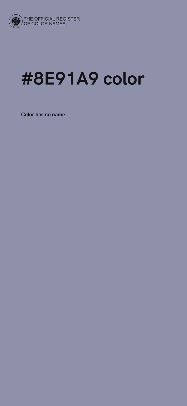 #8E91A9 color image