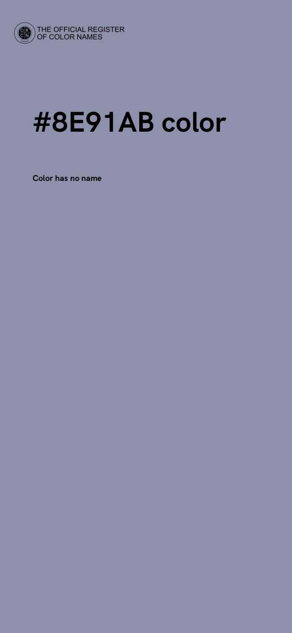 #8E91AB color image
