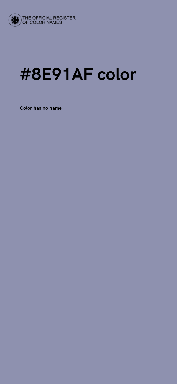 #8E91AF color image