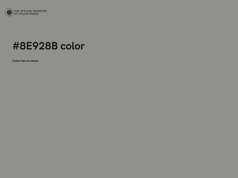 #8E928B color image