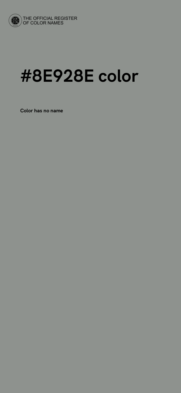 #8E928E color image