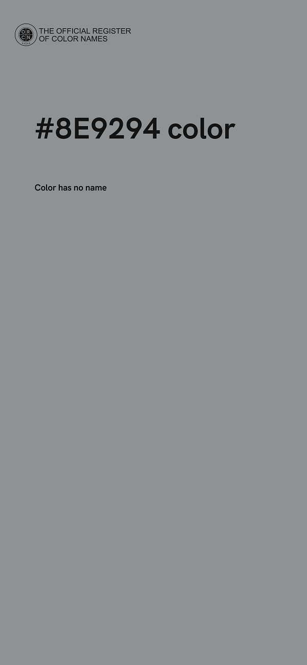 #8E9294 color image
