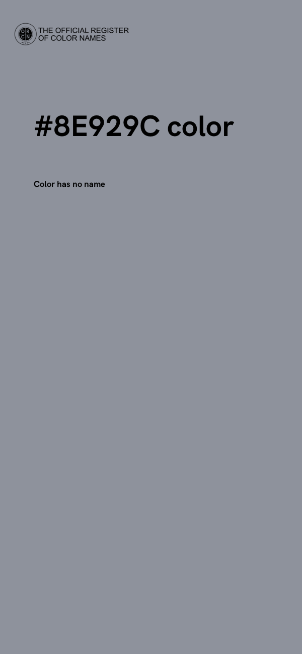 #8E929C color image