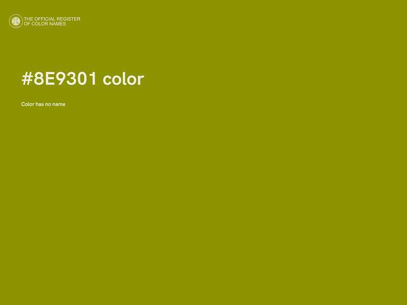 #8E9301 color image