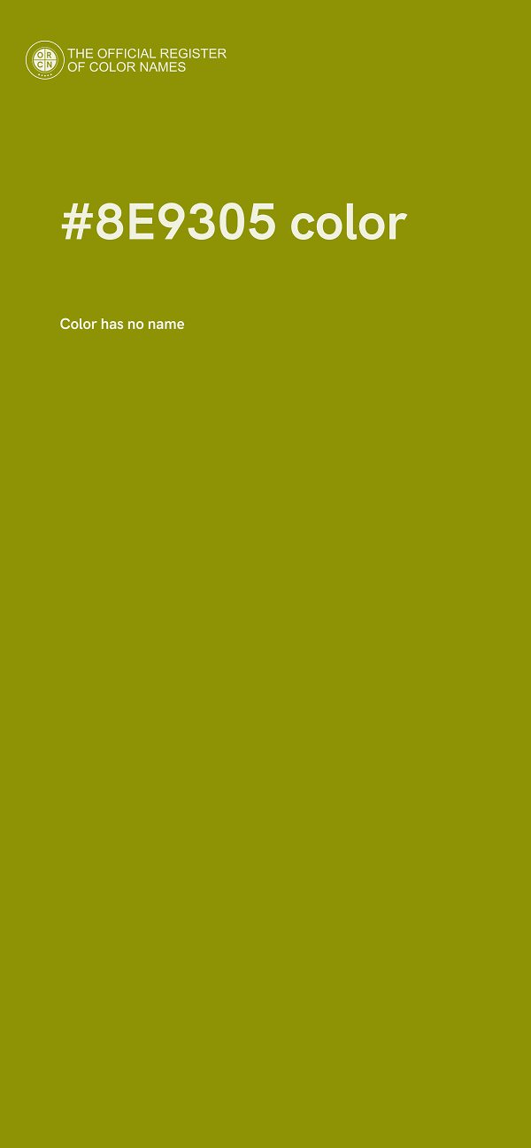 #8E9305 color image