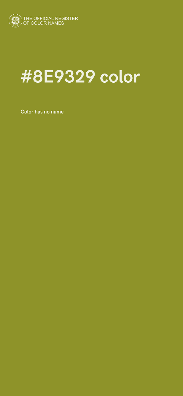 #8E9329 color image