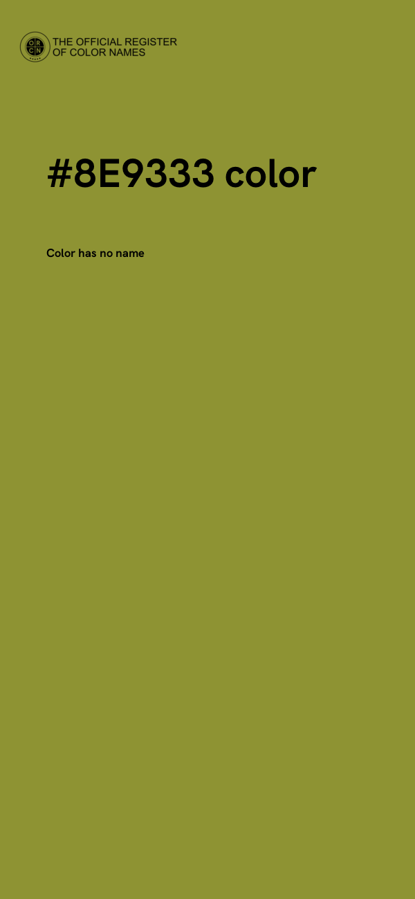 #8E9333 color image