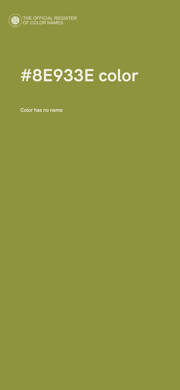 #8E933E color image