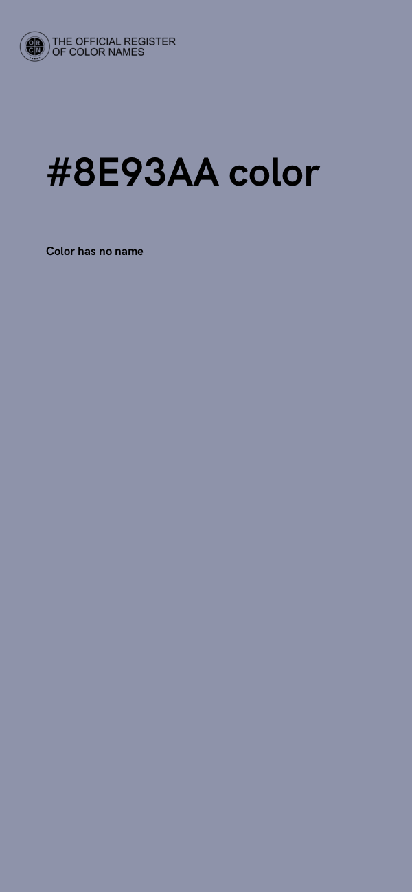 #8E93AA color image