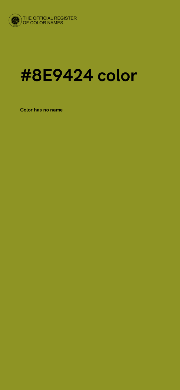 #8E9424 color image