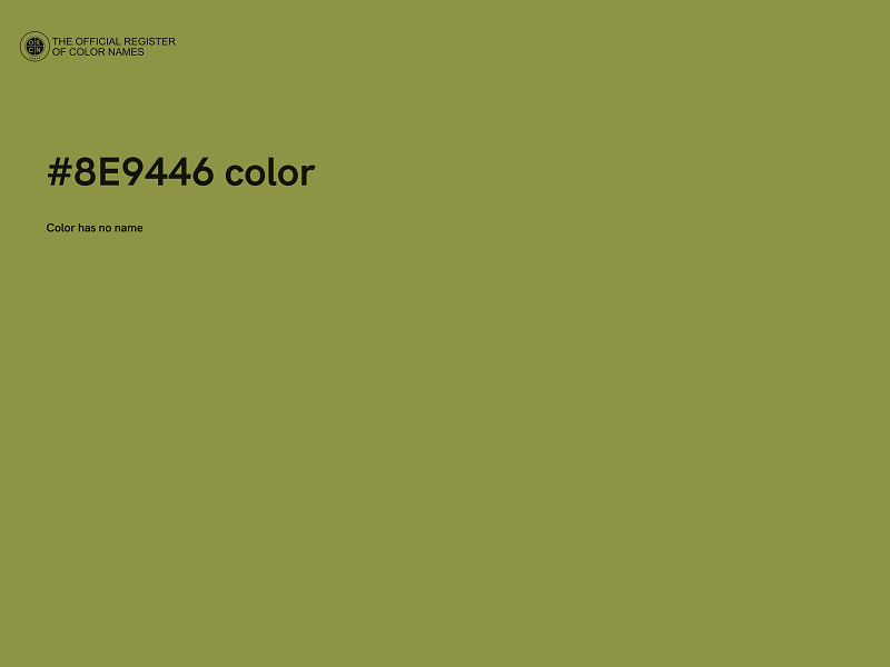 #8E9446 color image