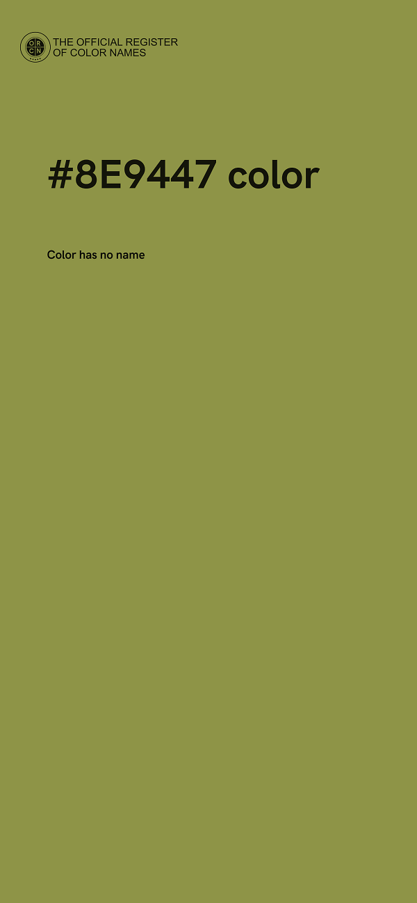 #8E9447 color image