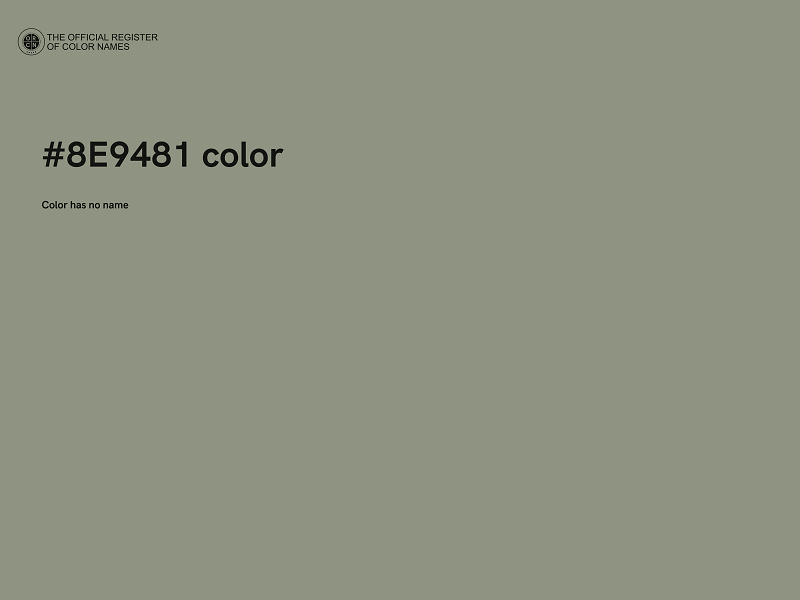 #8E9481 color image