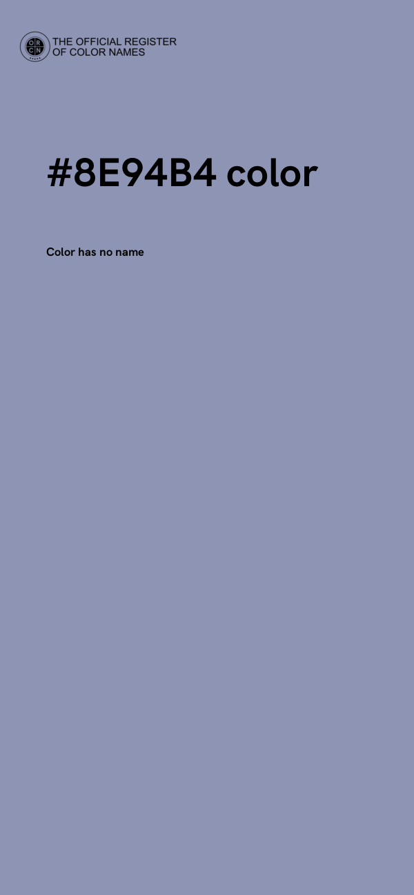 #8E94B4 color image