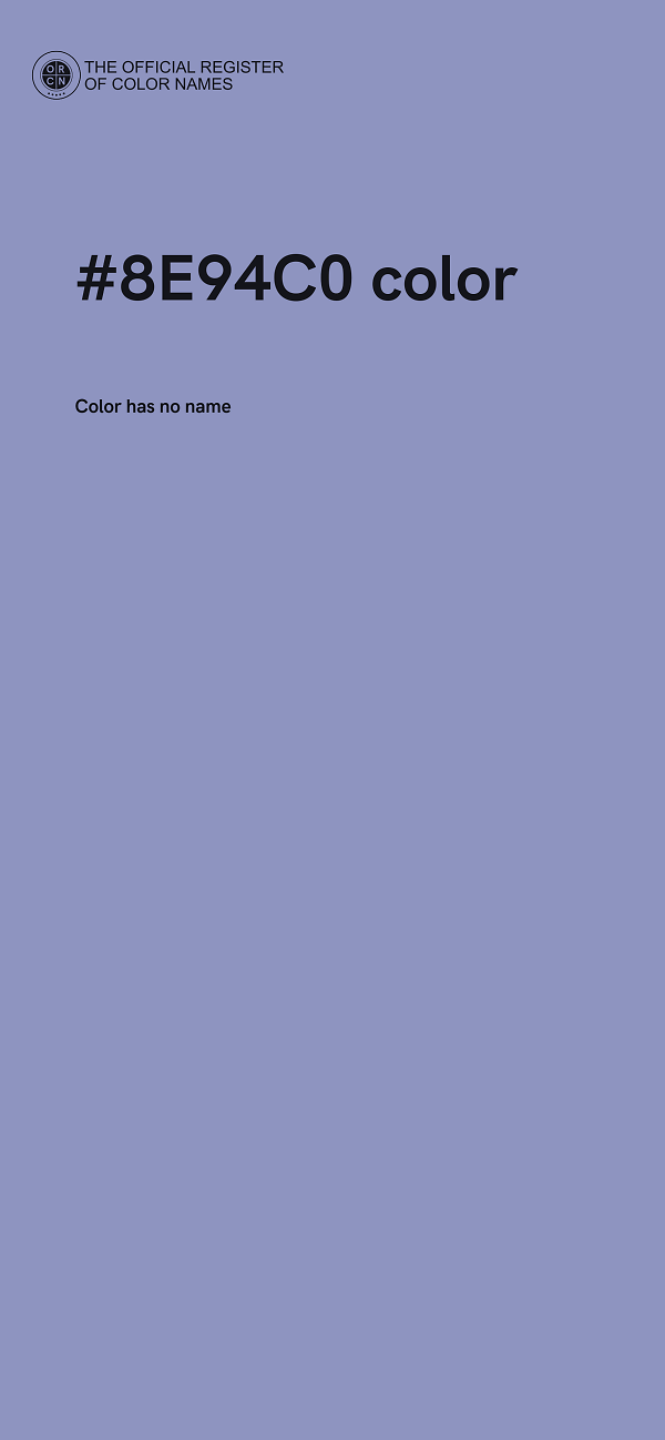 #8E94C0 color image