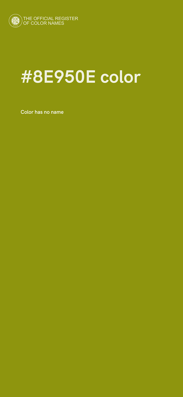 #8E950E color image