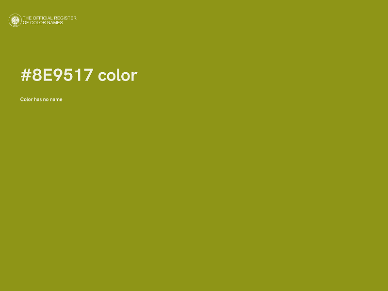 #8E9517 color image