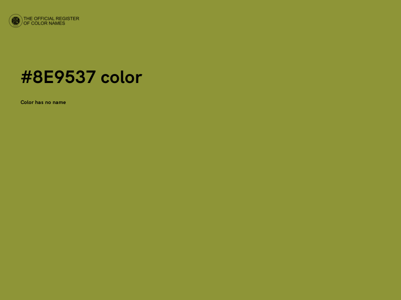 #8E9537 color image