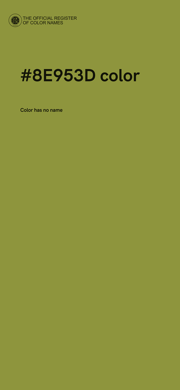 #8E953D color image