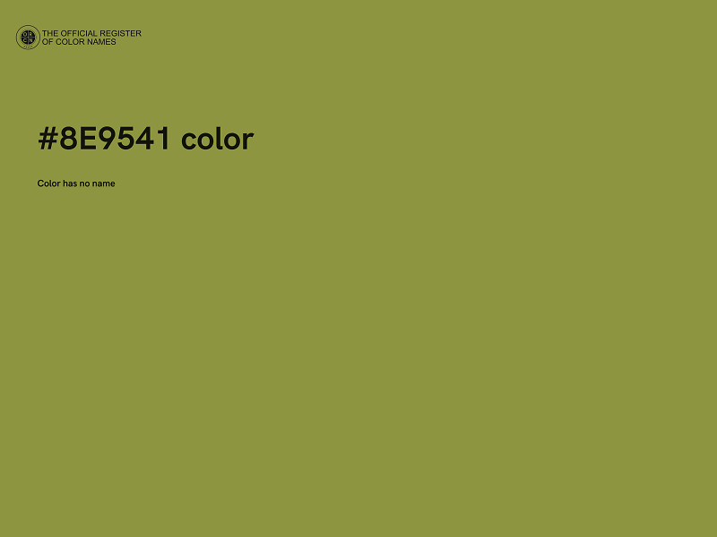 #8E9541 color image