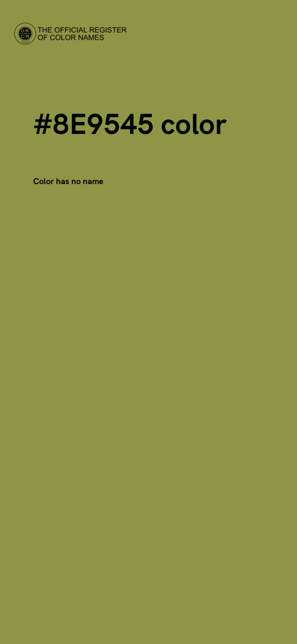 #8E9545 color image