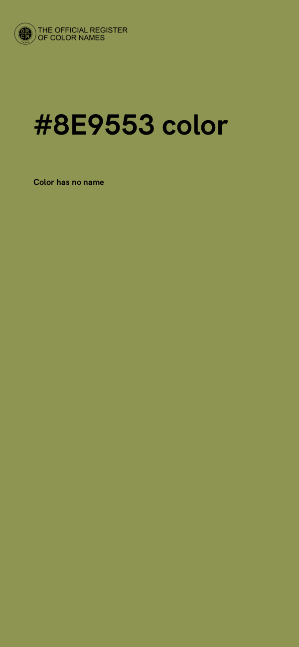 #8E9553 color image