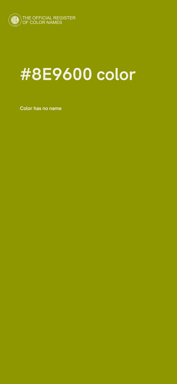 #8E9600 color image