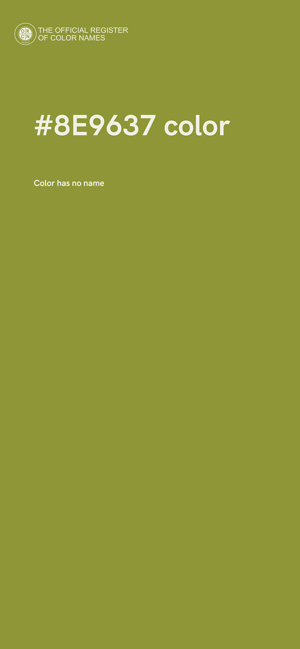 #8E9637 color image