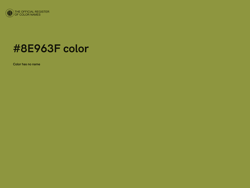 #8E963F color image