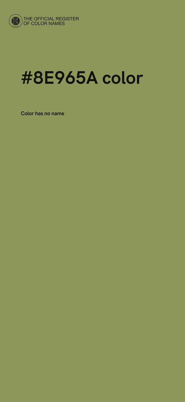 #8E965A color image