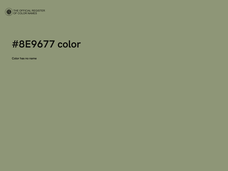 #8E9677 color image