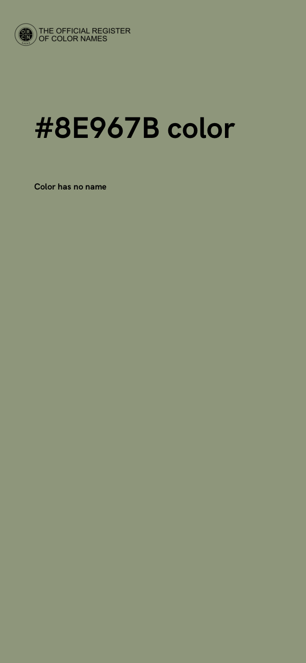 #8E967B color image